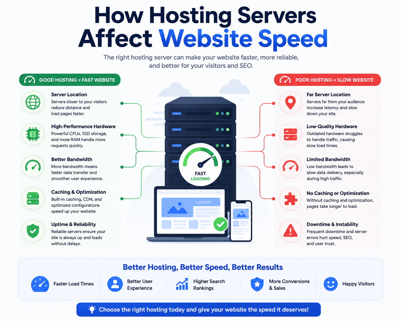 How Hosting Servers Affect Website Speed