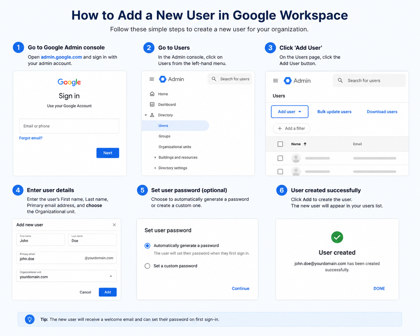How to Add a New User