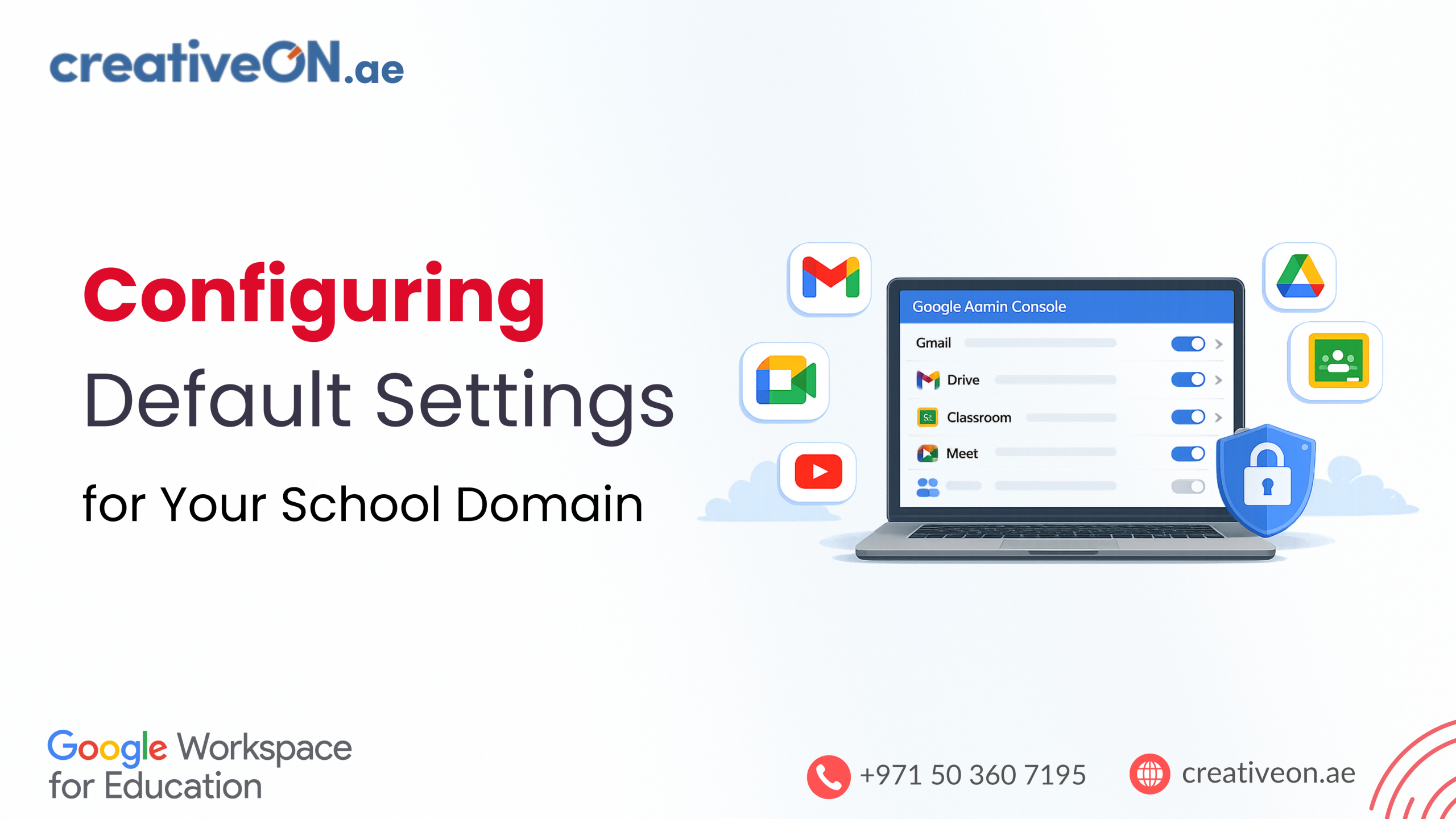 Configure Default Settings for Your School Domain (UAE)