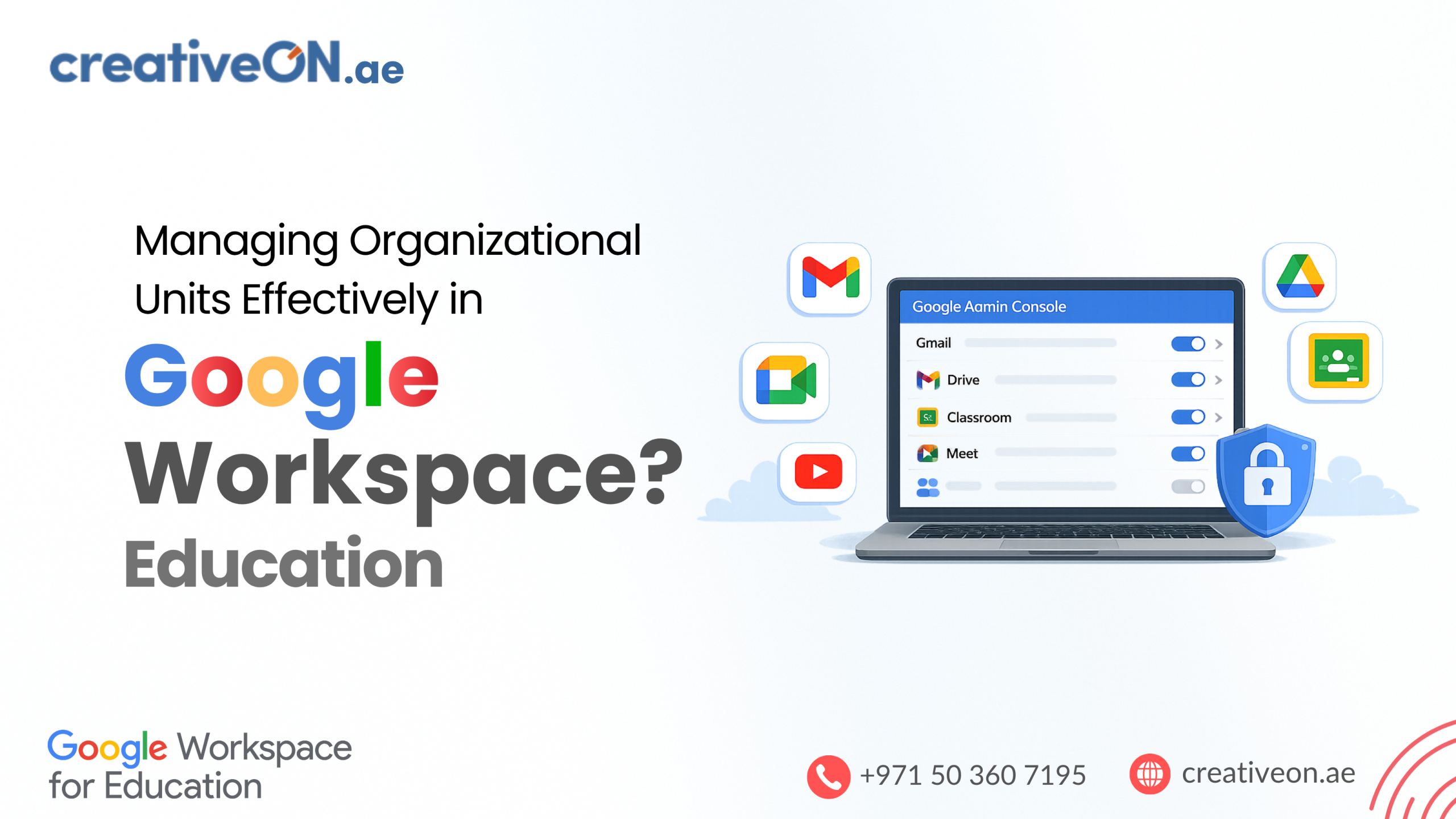 Manage Organizational Units in Google Workspace Education