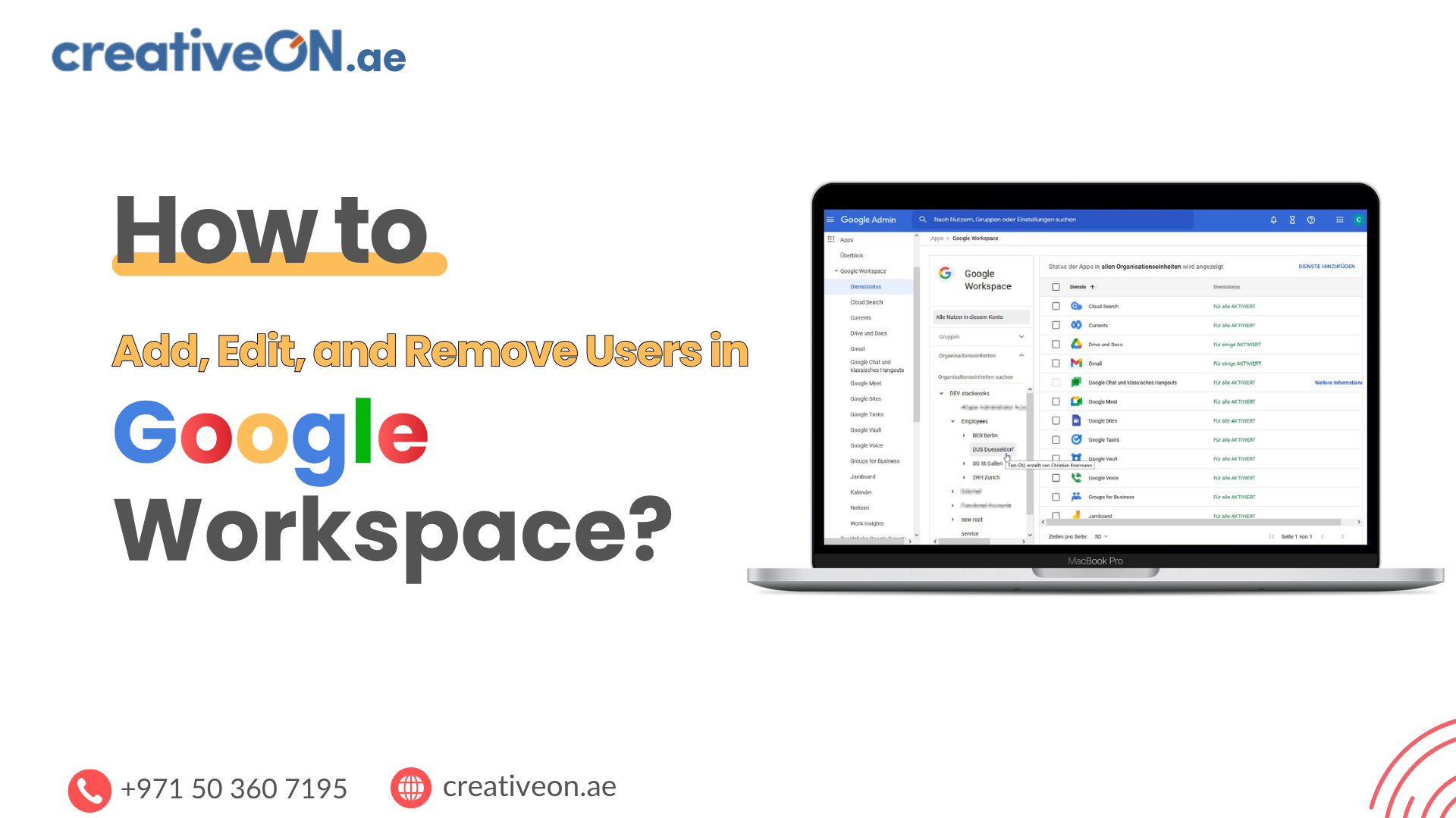 How to Add, Edit, and Remove Users in Google Workspace