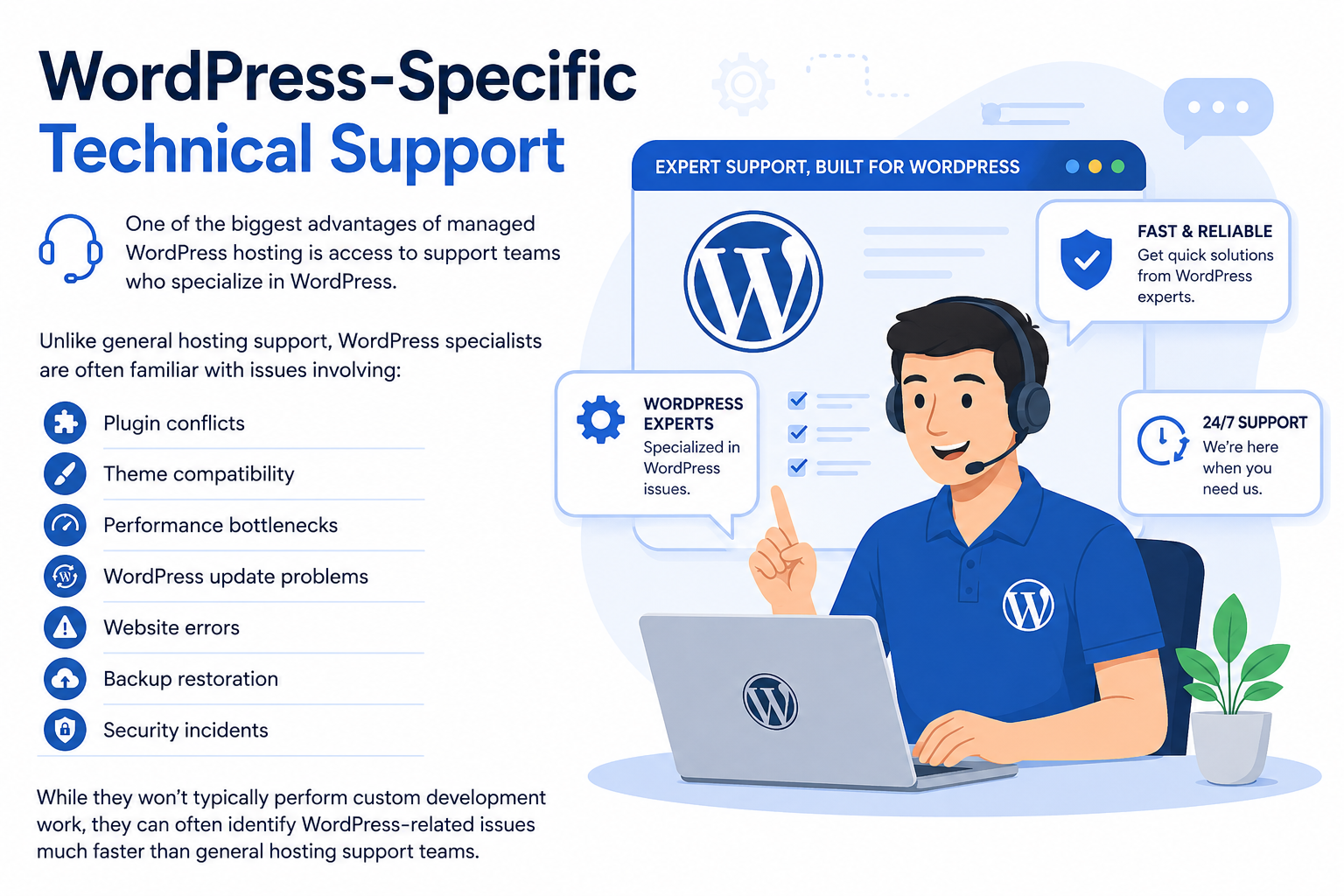 WordPress-Specific Technical Support