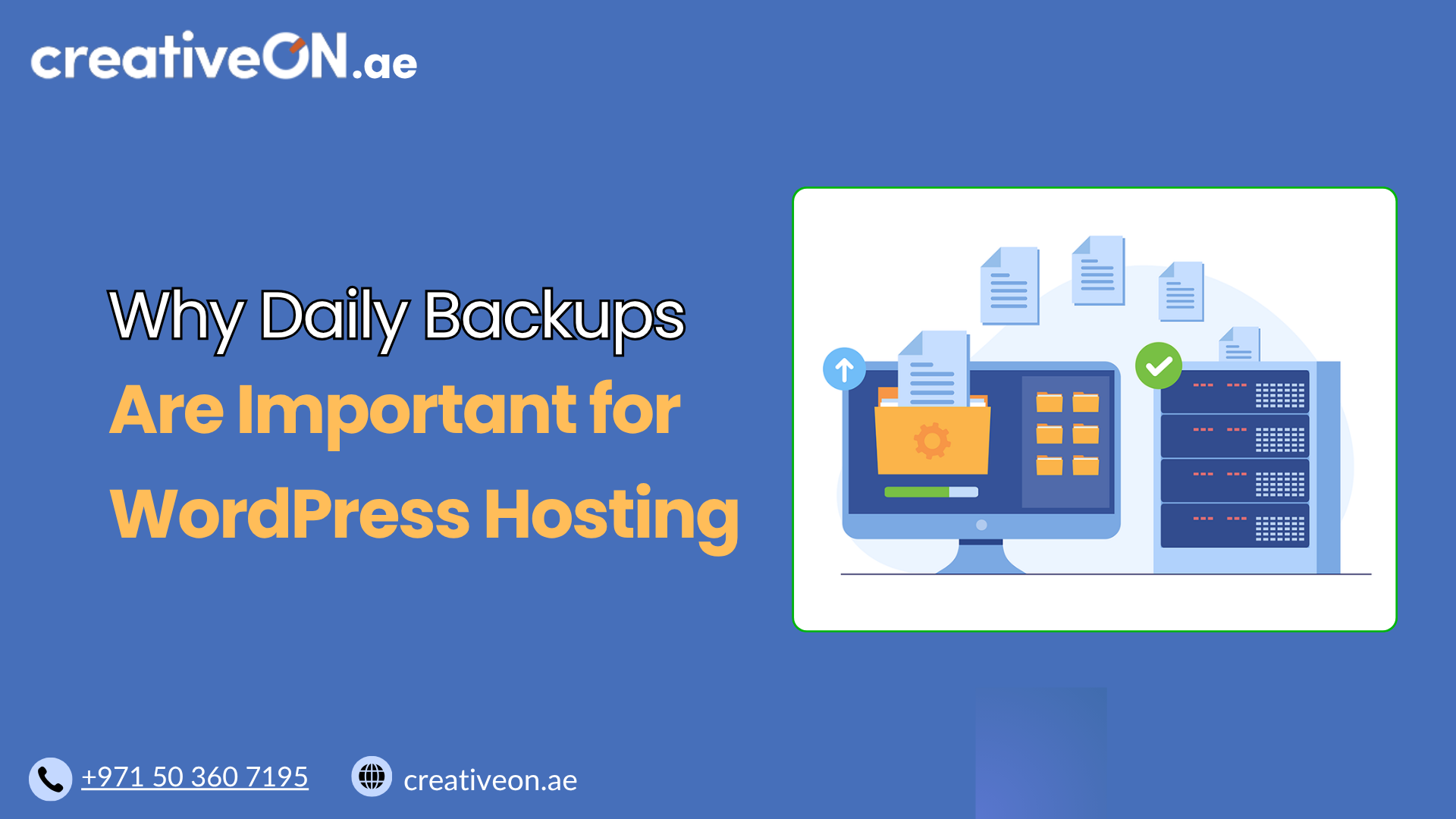 Why Daily Backups Matter for WordPress Hosting (UAE)