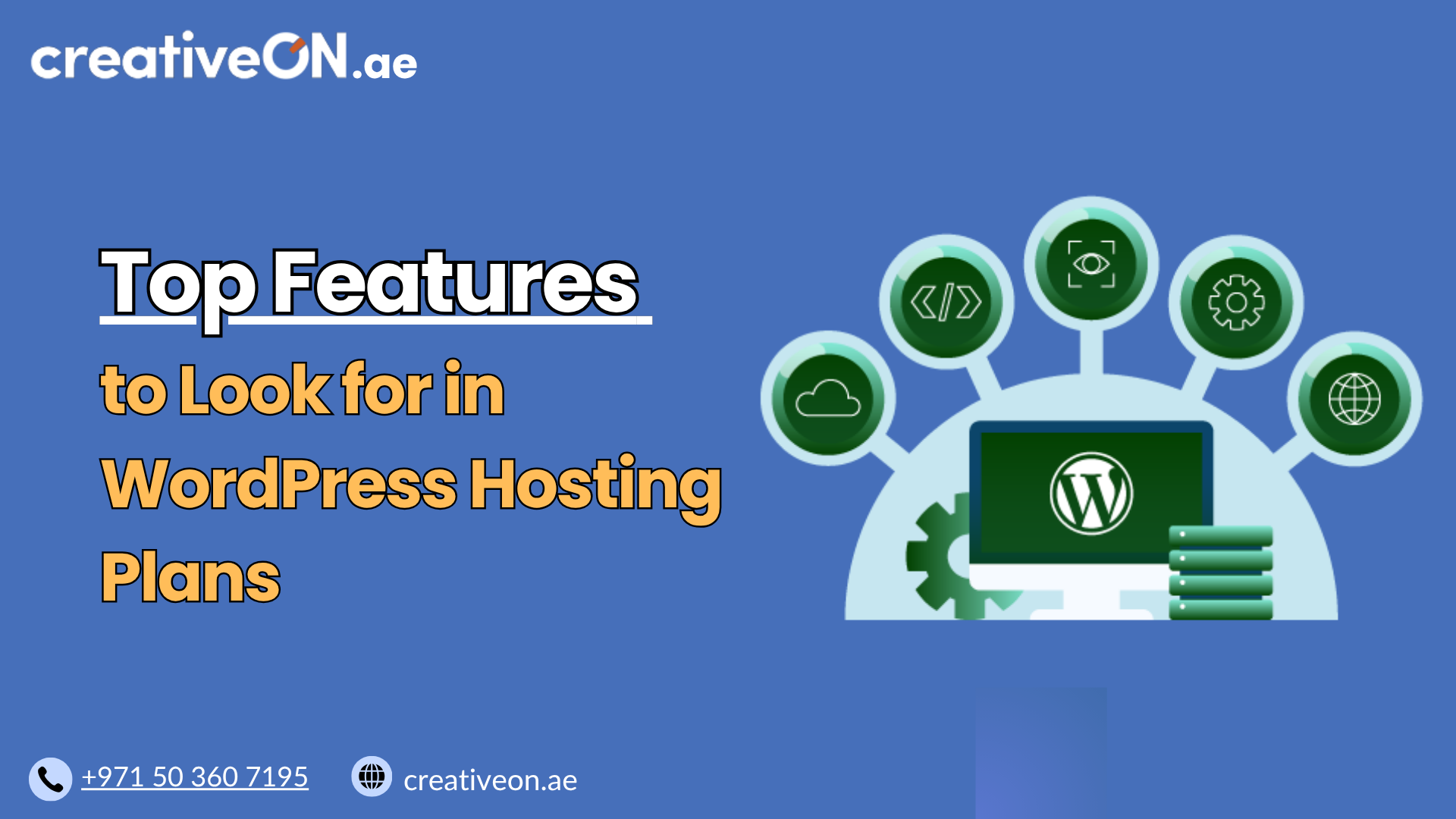 Top Features to Look for in WordPress Hosting Plans (UAE)