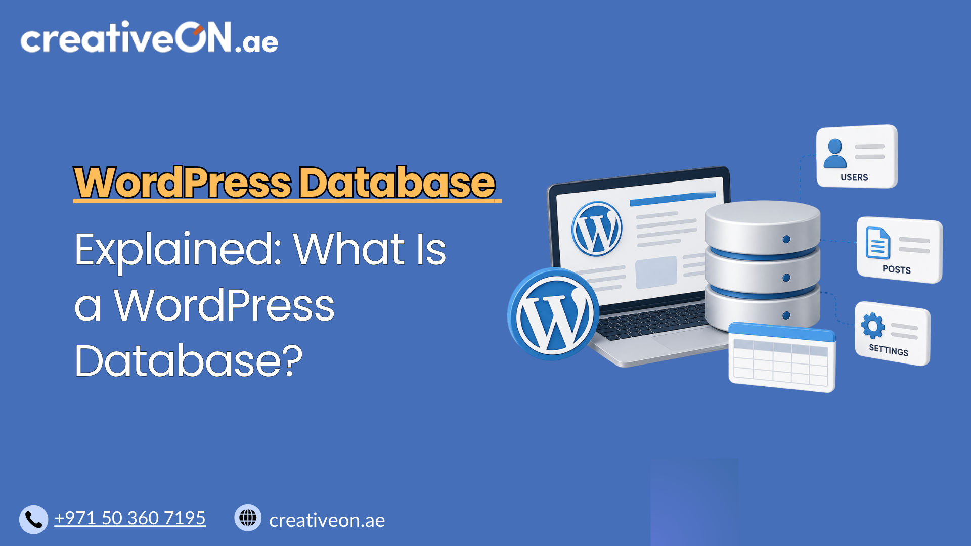 What Is a WordPress Database? Complete Guide (UAE)
