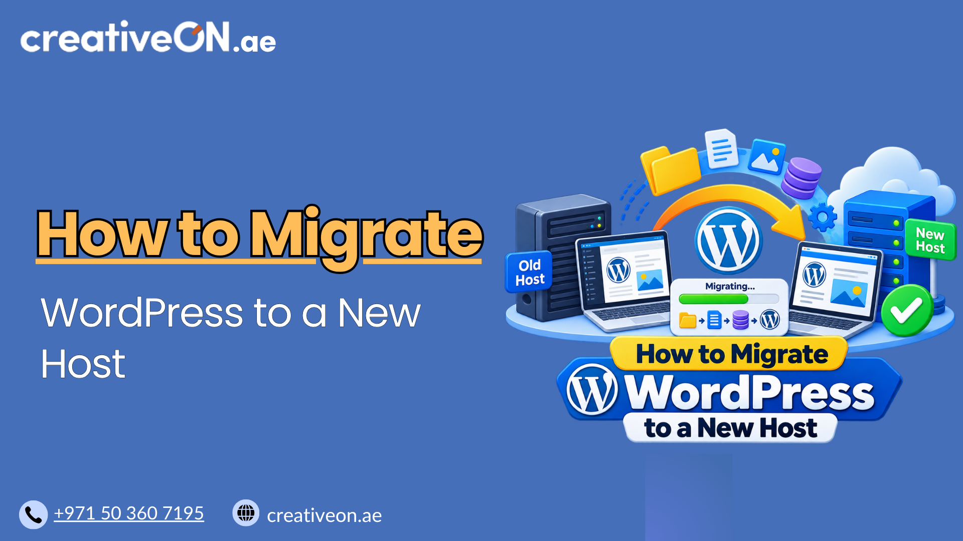 how to migrate wordpress to a new host